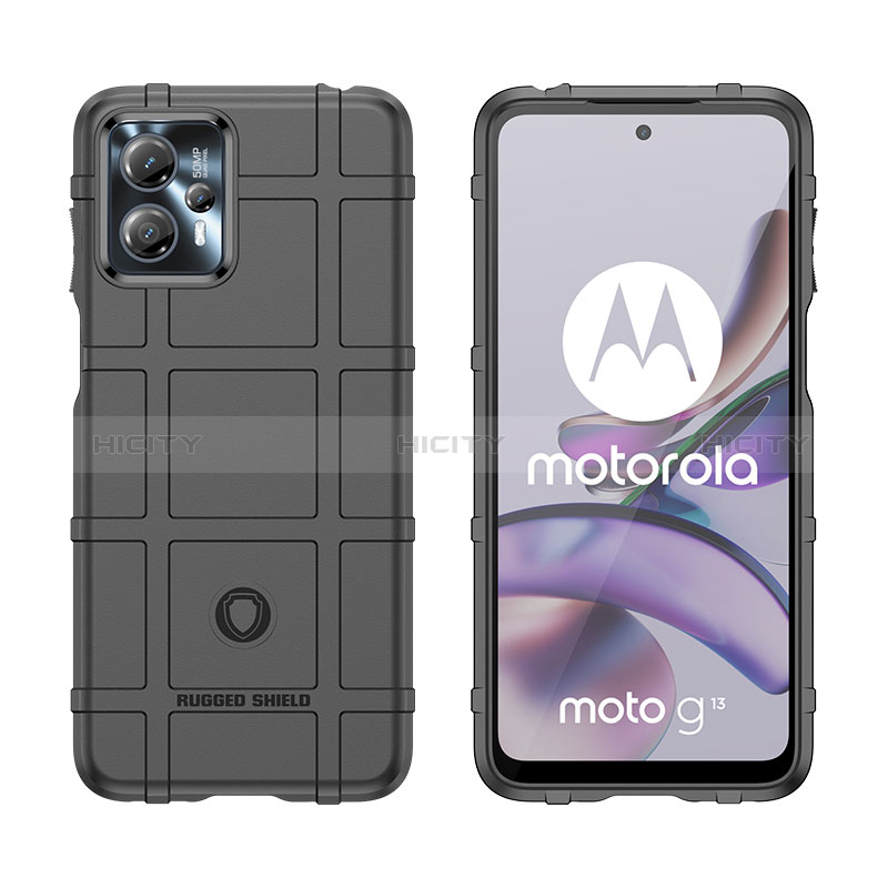 Motorola Moto G13用360度 フルカバー極薄ソフトケース シリコンケース 耐衝撃 全面保護 バンパー J01S モトローラ 