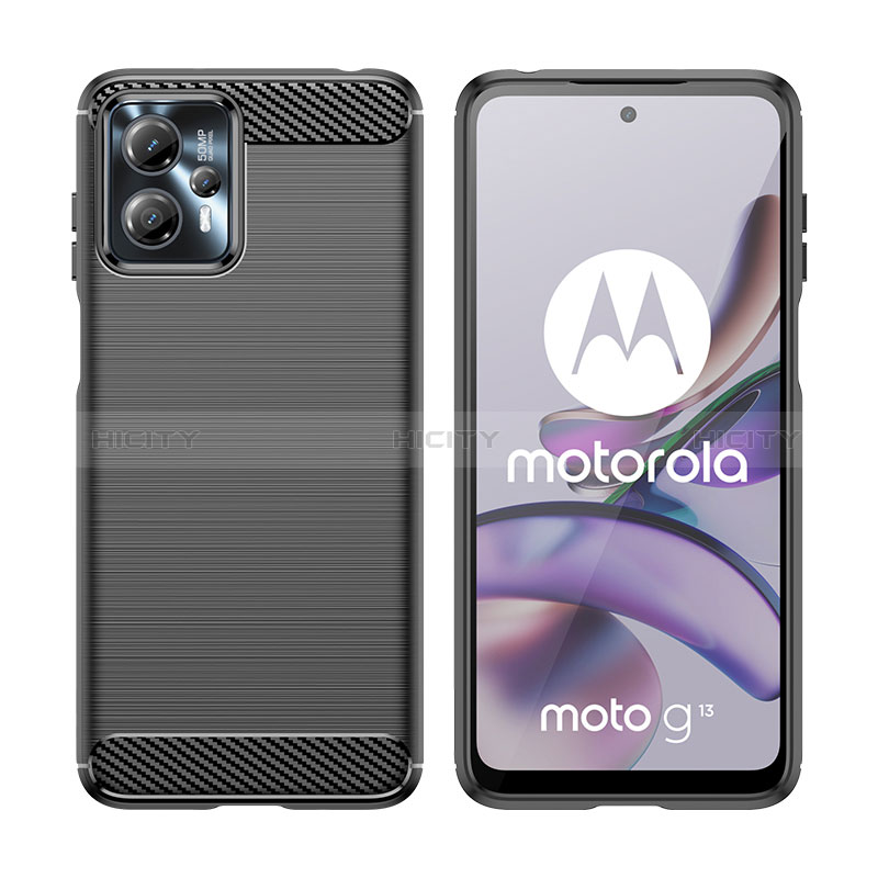 Motorola Moto G13用シリコンケース ソフトタッチラバー ライン カバー MF1 モトローラ 