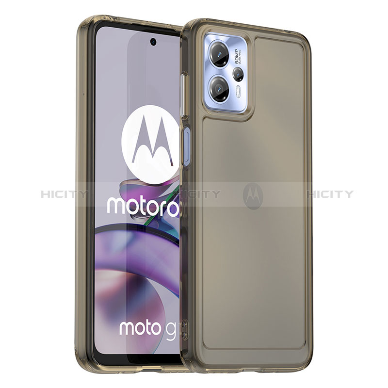 Motorola Moto G23用ハイブリットバンパーケース 透明 プラスチック カバー J02S モトローラ 