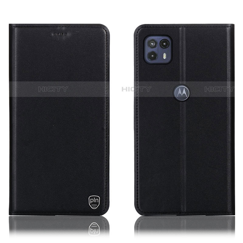 Motorola Moto G50 5G用手帳型 レザーケース スタンド カバー H21P モトローラ ブラック