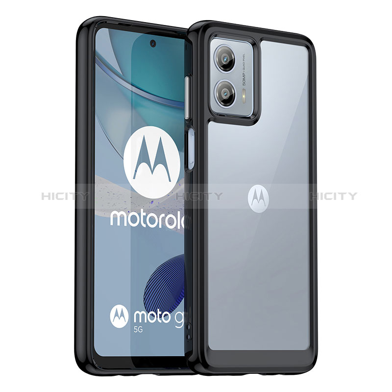 Motorola Moto G53 5G用ハイブリットバンパーケース 透明 プラスチック カバー J01S モトローラ 