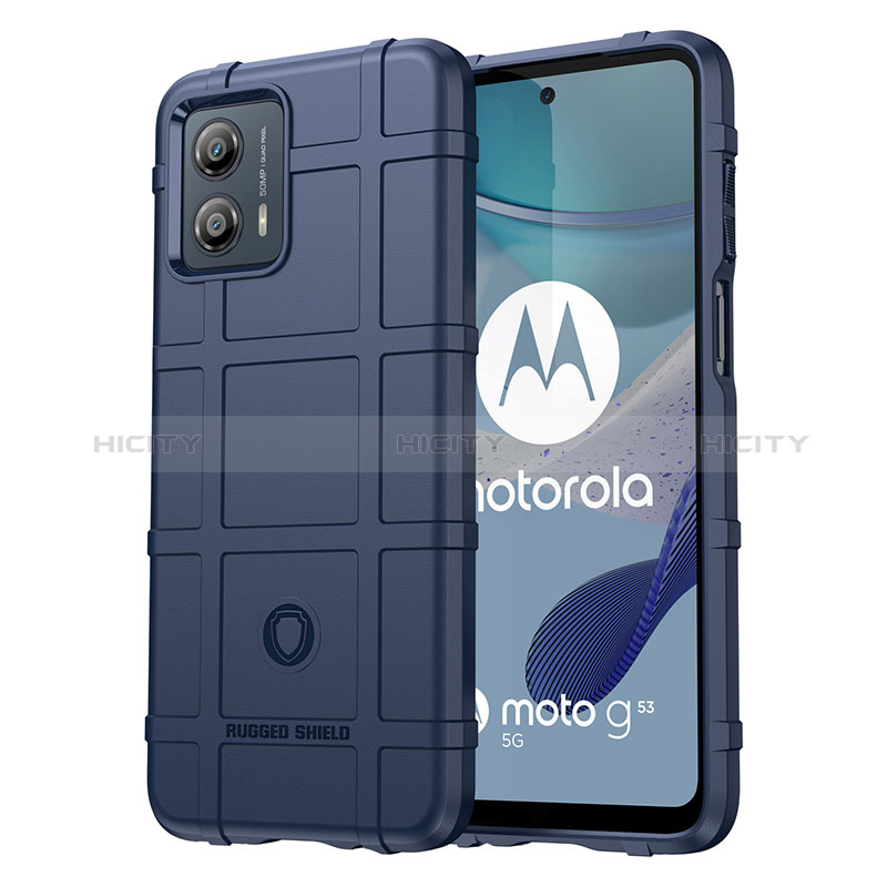 Motorola Moto G53 5G用360度 フルカバー極薄ソフトケース シリコンケース 耐衝撃 全面保護 バンパー J01S モトローラ 