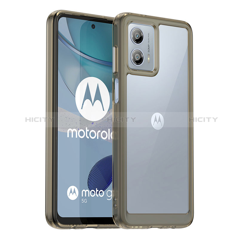 Motorola Moto G53j 5G用ハイブリットバンパーケース 透明 プラスチック カバー J01S モトローラ 