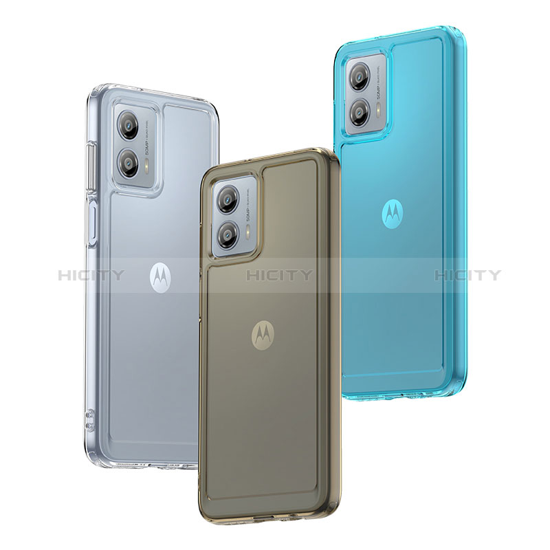 Motorola Moto G53y 5G用ハイブリットバンパーケース 透明 プラスチック カバー J02S モトローラ 