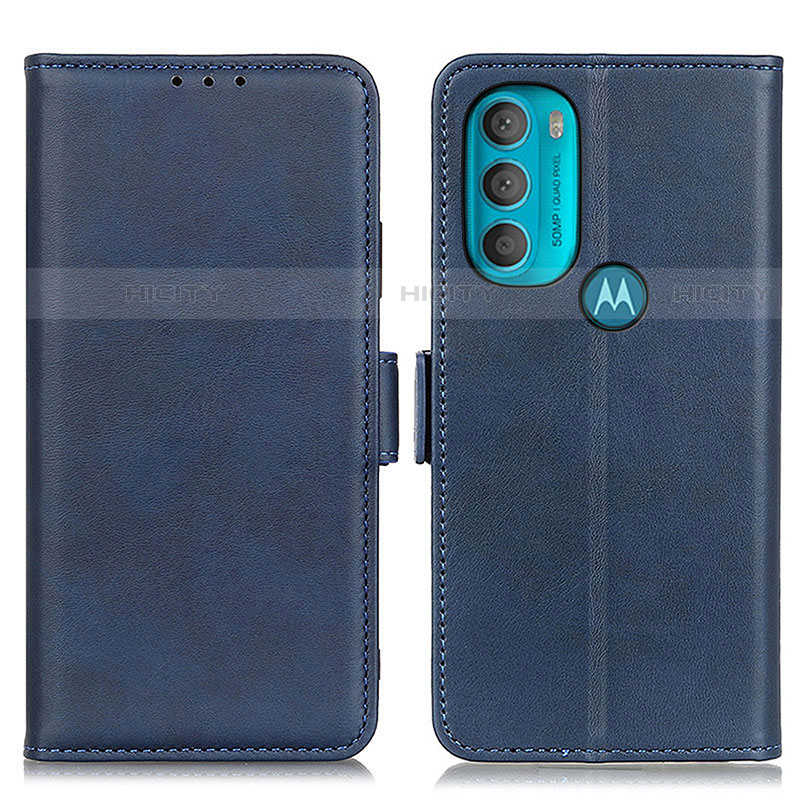 Motorola Moto G71 5G用手帳型 レザーケース スタンド カバー M15L モトローラ ネイビー