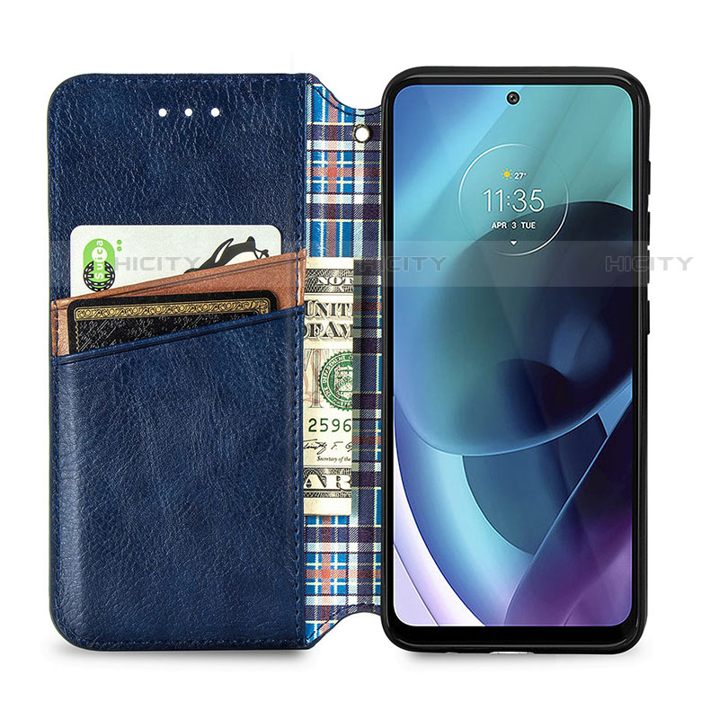 Motorola Moto G71 5G用手帳型 レザーケース スタンド カバー S01D モトローラ 