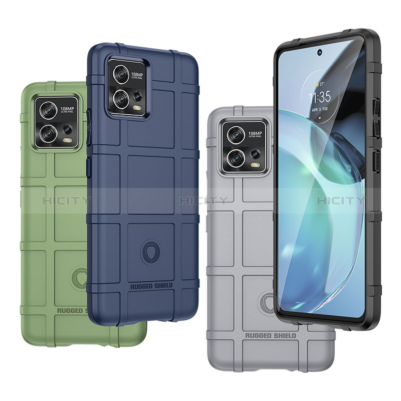 Motorola Moto G72用360度 フルカバー極薄ソフトケース シリコンケース 耐衝撃 全面保護 バンパー J01S モトローラ 