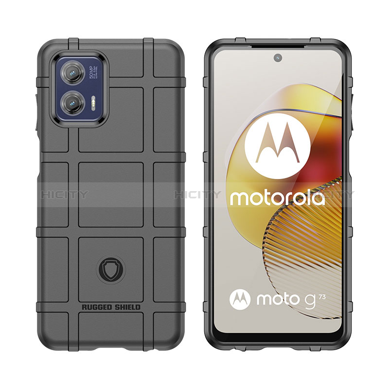 Motorola Moto G73 5G用360度 フルカバー極薄ソフトケース シリコンケース 耐衝撃 全面保護 バンパー J01S モトローラ 