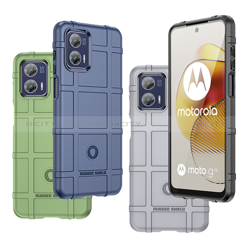 Motorola Moto G73 5G用360度 フルカバー極薄ソフトケース シリコンケース 耐衝撃 全面保護 バンパー J01S モトローラ 