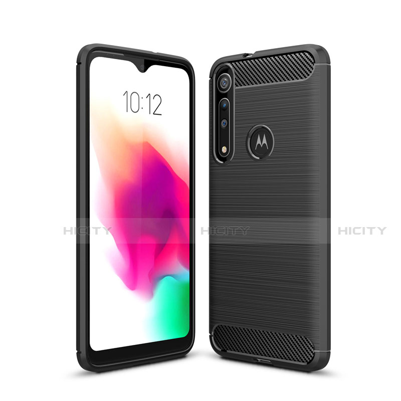 Motorola Moto G8 Play用シリコンケース ソフトタッチラバー ライン カバー モトローラ 