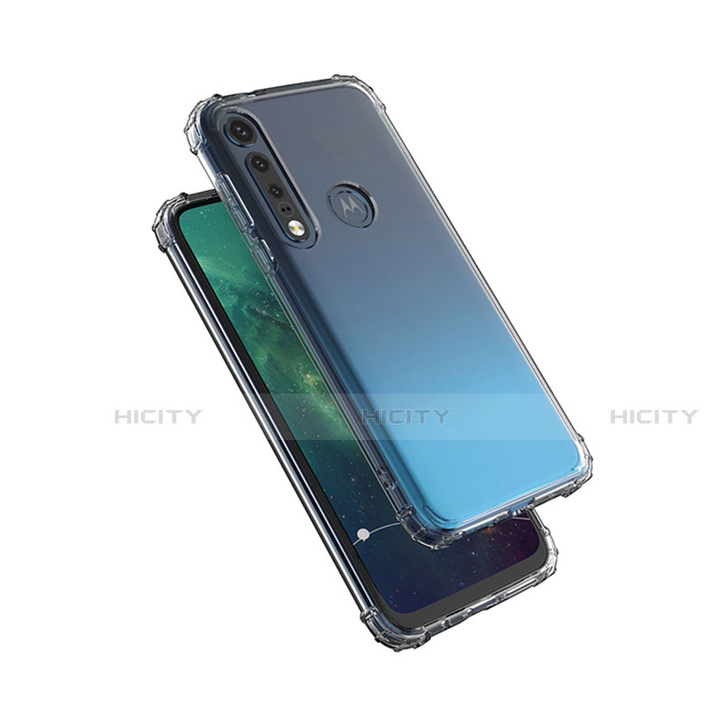 Motorola Moto G8 Plus用極薄ソフトケース シリコンケース 耐衝撃 全面保護 クリア透明 カバー G01 モトローラ クリア