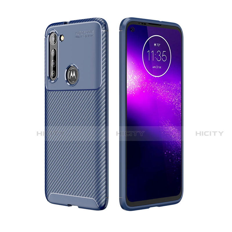 Motorola Moto G8 Power用シリコンケース ソフトタッチラバー ツイル カバー モトローラ 