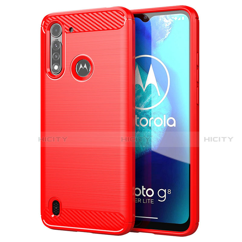 Motorola Moto G8 Power Lite用シリコンケース ソフトタッチラバー ライン カバー モトローラ 