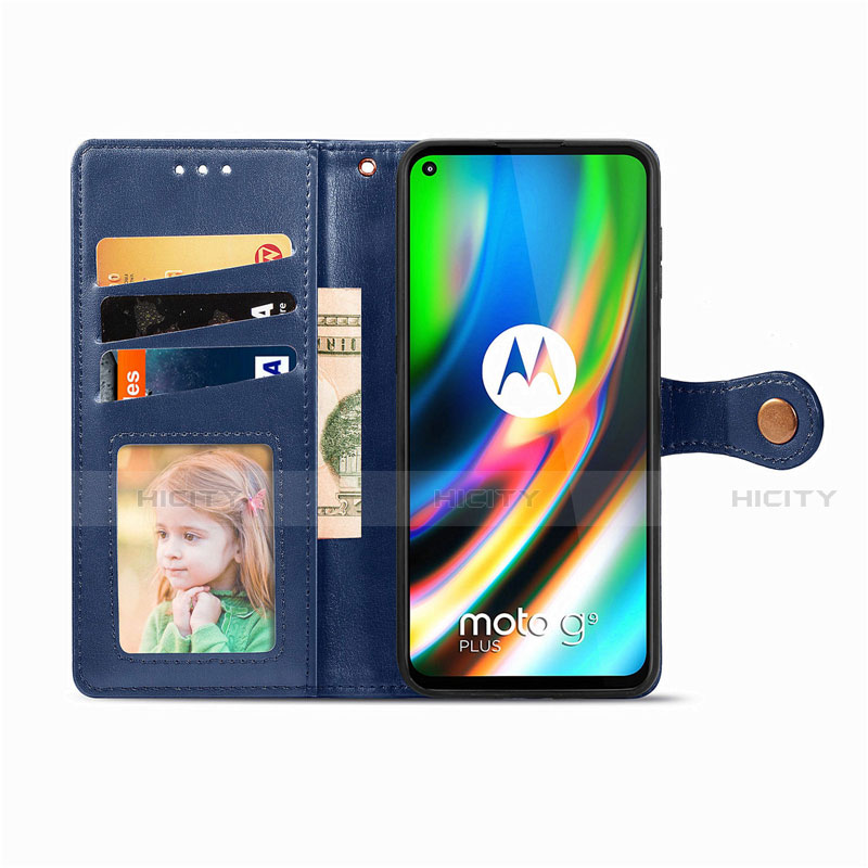 Motorola Moto G9 Plus用手帳型 レザーケース スタンド カバー L09 モトローラ 