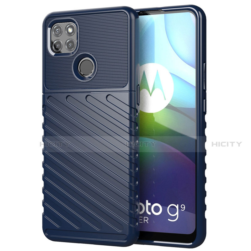 Motorola Moto G9 Power用シリコンケース ソフトタッチラバー ツイル カバー モトローラ 