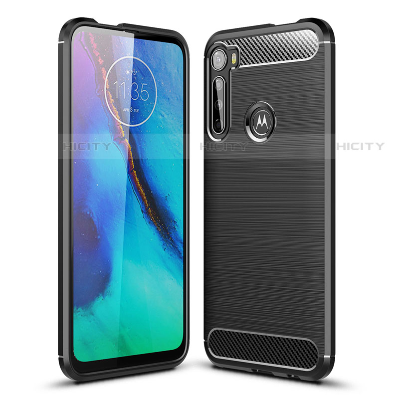 Motorola Moto One Fusion Plus用シリコンケース ソフトタッチラバー ライン カバー S01 モトローラ 