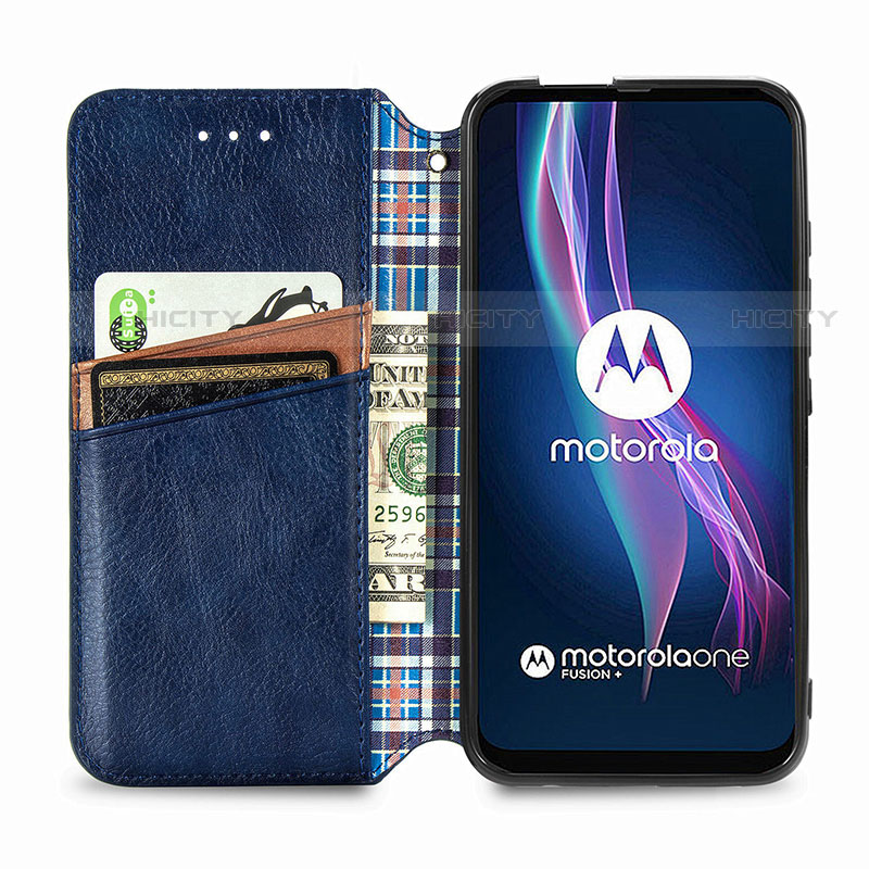 Motorola Moto One Fusion Plus用手帳型 レザーケース スタンド カバー S01D モトローラ 