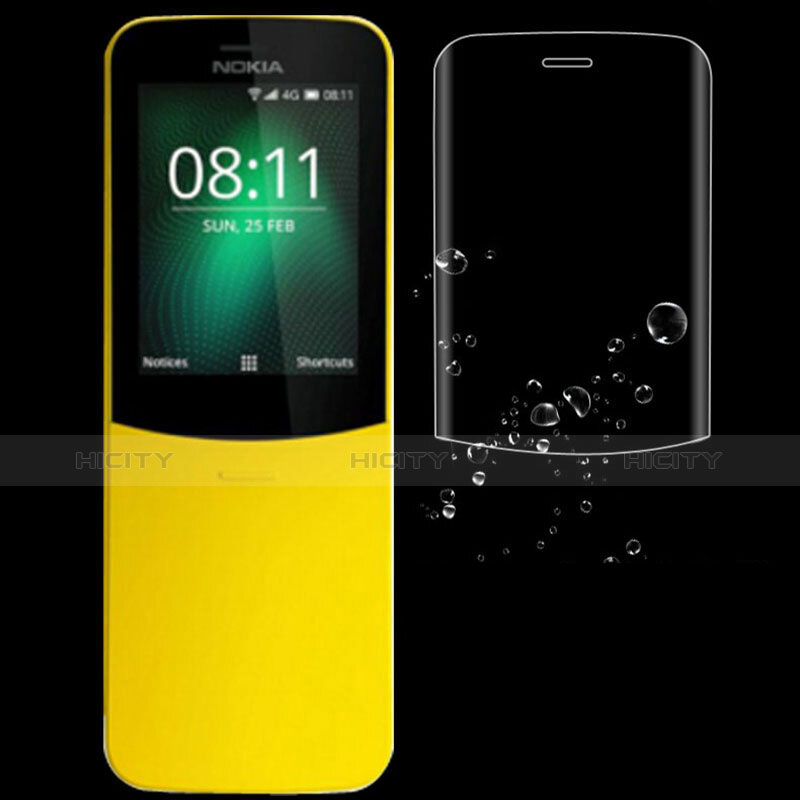 Nokia 8110 (2018)用強化ガラス 液晶保護フィルム T01 ノキア クリア