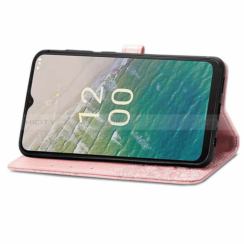 Nokia C32用手帳型 レザーケース スタンド パターン カバー ノキア 