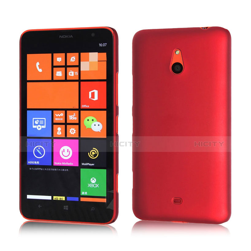 Nokia Lumia 1320用ハードケース プラスチック 質感もマット ノキア レッド