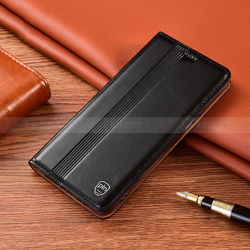 Nokia X30 5G用手帳型 レザーケース スタンド カバー H06P ノキア ブラック