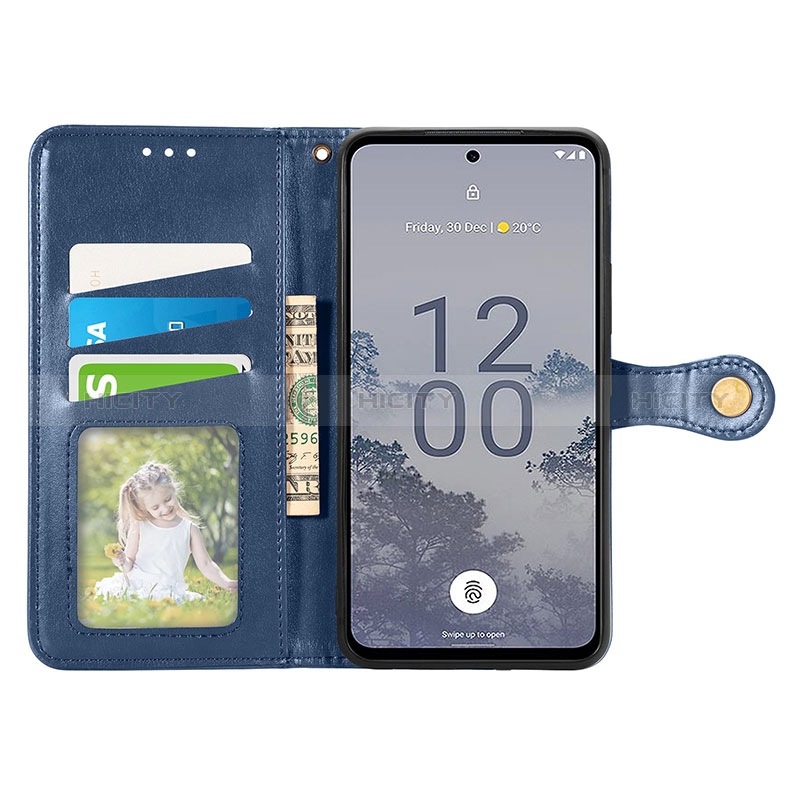Nokia X30 5G用手帳型 レザーケース スタンド カバー S07D ノキア 