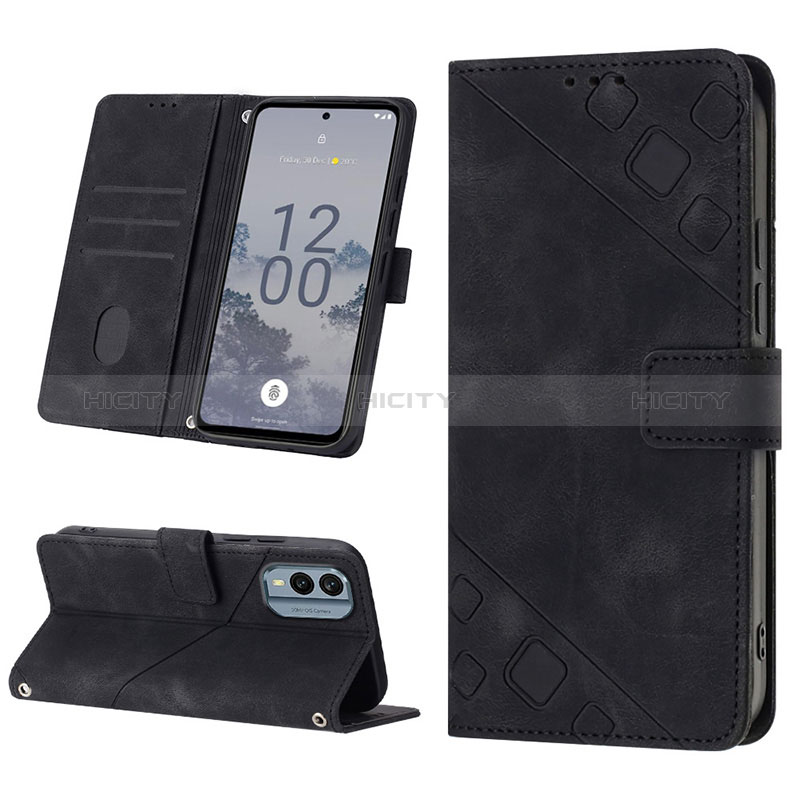 Nokia X30 5G用手帳型 レザーケース スタンド カバー YB1 ノキア 