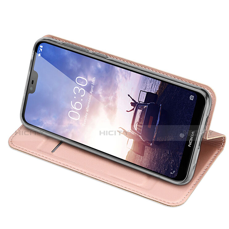 Nokia X6用手帳型 レザーケース スタンド L01 ノキア 