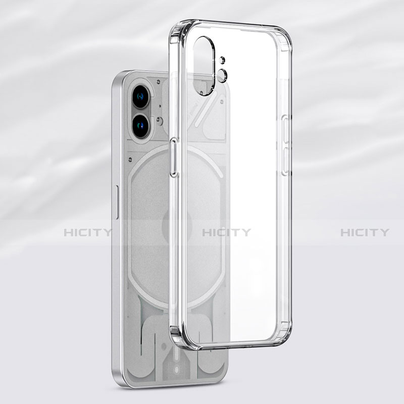 Nothing Phone 1用極薄ソフトケース シリコンケース 耐衝撃 全面保護 クリア透明 T07 Nothing Phone クリア