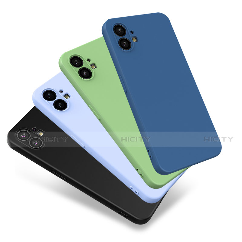 Nothing Phone 1用360度 フルカバー極薄ソフトケース シリコンケース 耐衝撃 全面保護 バンパー Nothing Phone 