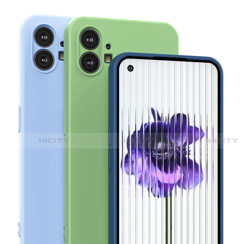 Nothing Phone 1用360度 フルカバー極薄ソフトケース シリコンケース 耐衝撃 全面保護 バンパー Nothing Phone 