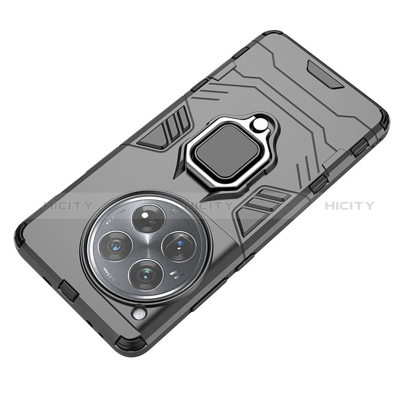 OnePlus 12R 5G用ハイブリットバンパーケース プラスチック アンド指輪 マグネット式 KC1 OnePlus 
