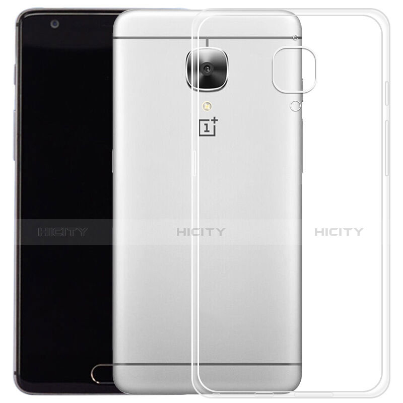 OnePlus 3用極薄ソフトケース シリコンケース 耐衝撃 全面保護 クリア透明 OnePlus クリア