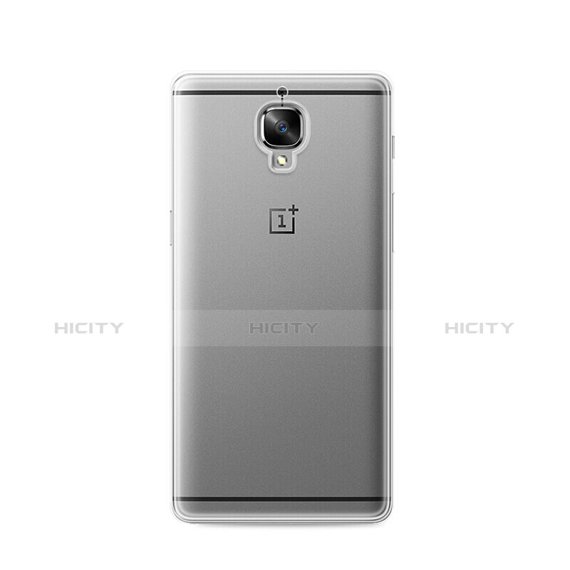 OnePlus 3用極薄ソフトケース シリコンケース 耐衝撃 全面保護 クリア透明 T02 OnePlus クリア