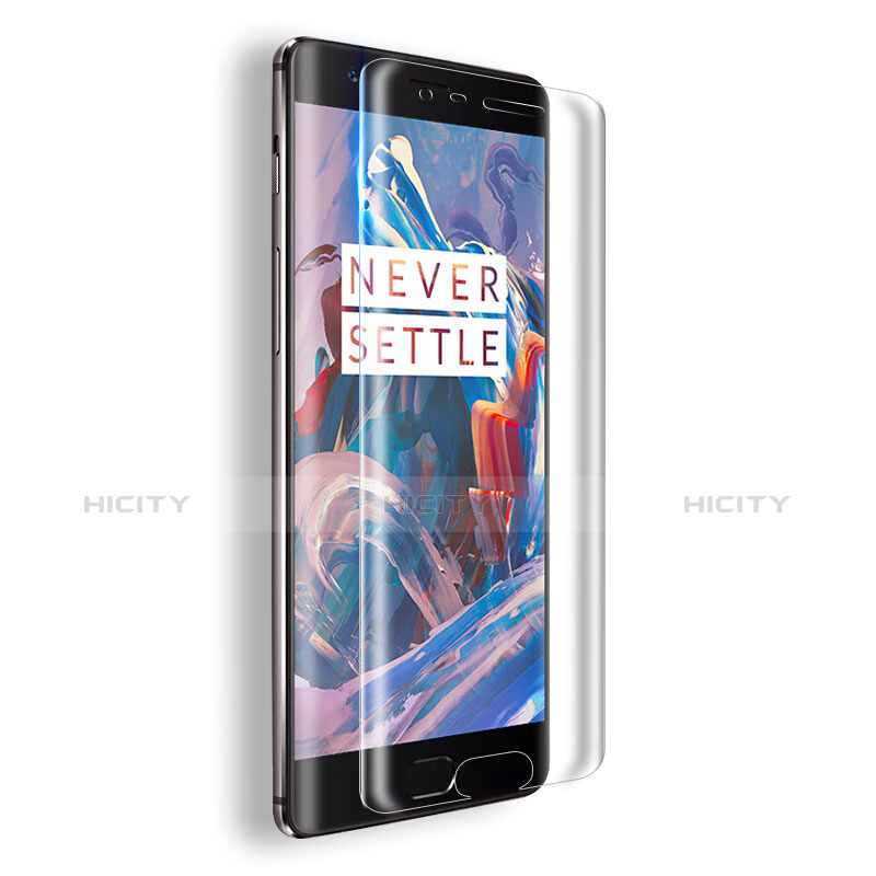 OnePlus 3用強化ガラス 液晶保護フィルム T04 OnePlus クリア