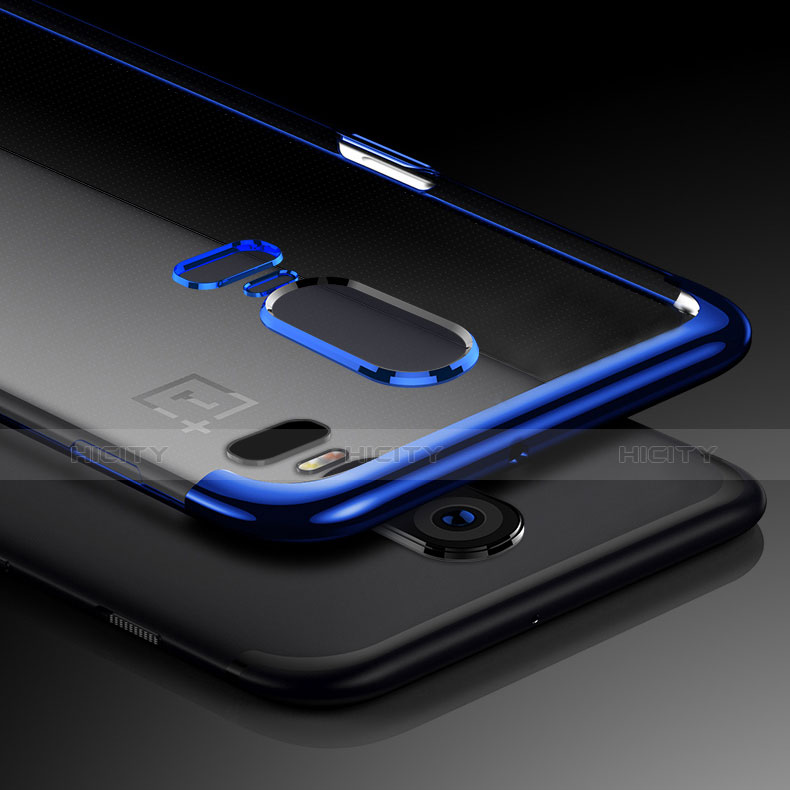 OnePlus 6用極薄ソフトケース シリコンケース 耐衝撃 全面保護 クリア透明 H01 OnePlus 