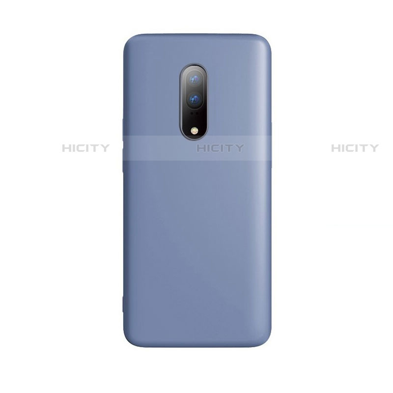 OnePlus 7用極薄ソフトケース シリコンケース 耐衝撃 全面保護 S01 OnePlus ネイビー