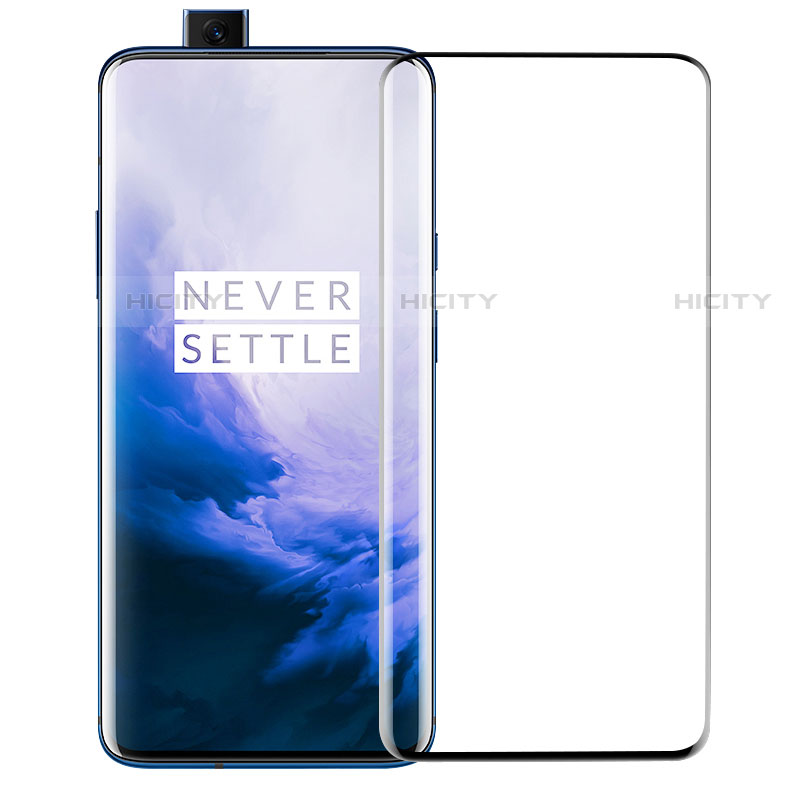 OnePlus 7 Pro用強化ガラス フル液晶保護フィルム F05 OnePlus ブラック