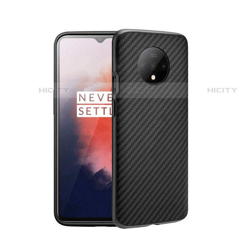 OnePlus 7T用360度 フルカバー極薄ソフトケース シリコンケース 耐衝撃 全面保護 バンパー S01 OnePlus ダークグレー