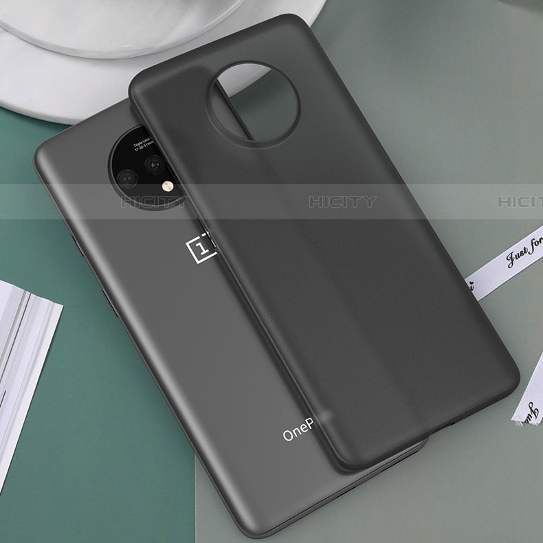 OnePlus 7T用極薄ケース クリア透明 プラスチック 質感もマットH01 OnePlus 