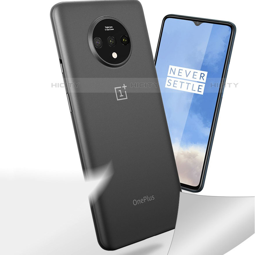 OnePlus 7T用極薄ケース クリア透明 プラスチック 質感もマットH01 OnePlus 