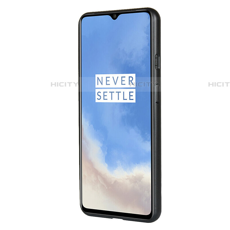 OnePlus 7T用ケース 高級感 手触り良いレザー柄 R01 OnePlus 