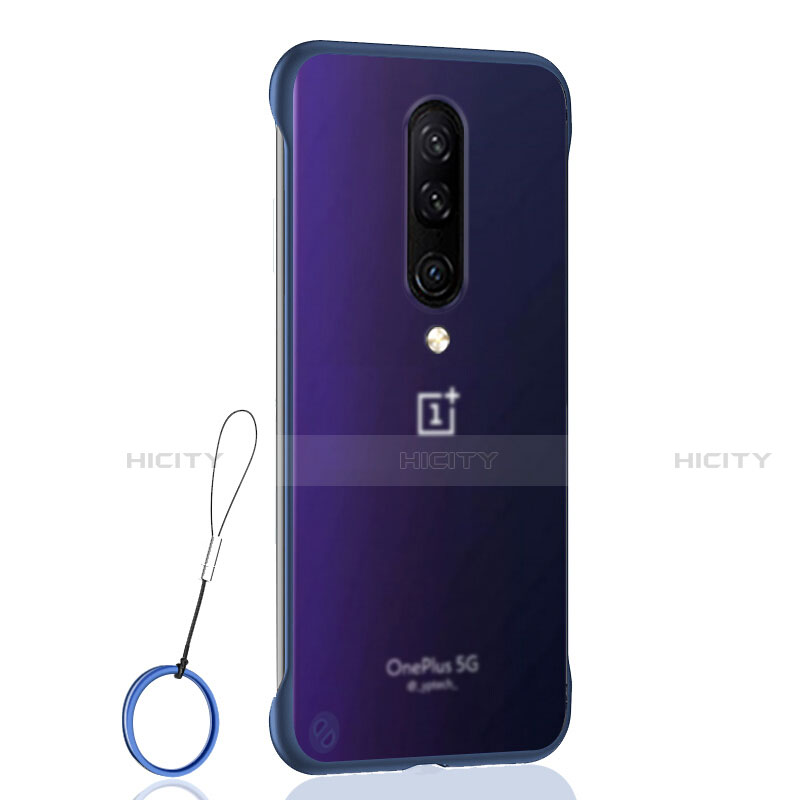 OnePlus 8用ハードカバー クリスタル クリア透明 H02 OnePlus ネイビー