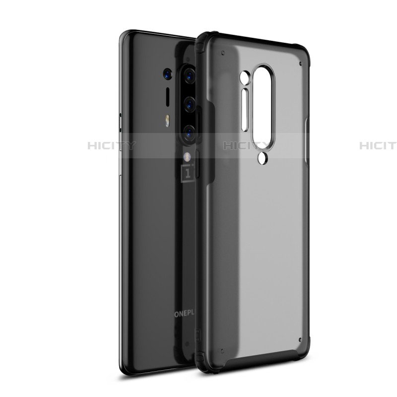 OnePlus 8 Pro用ハイブリットバンパーケース クリア透明 プラスチック 鏡面 カバー H01 OnePlus 