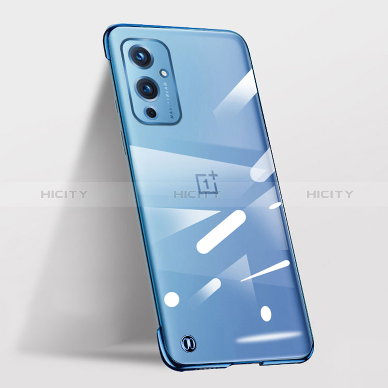 OnePlus 9 5G用ハードカバー クリスタル クリア透明 フレームレス OnePlus ネイビー