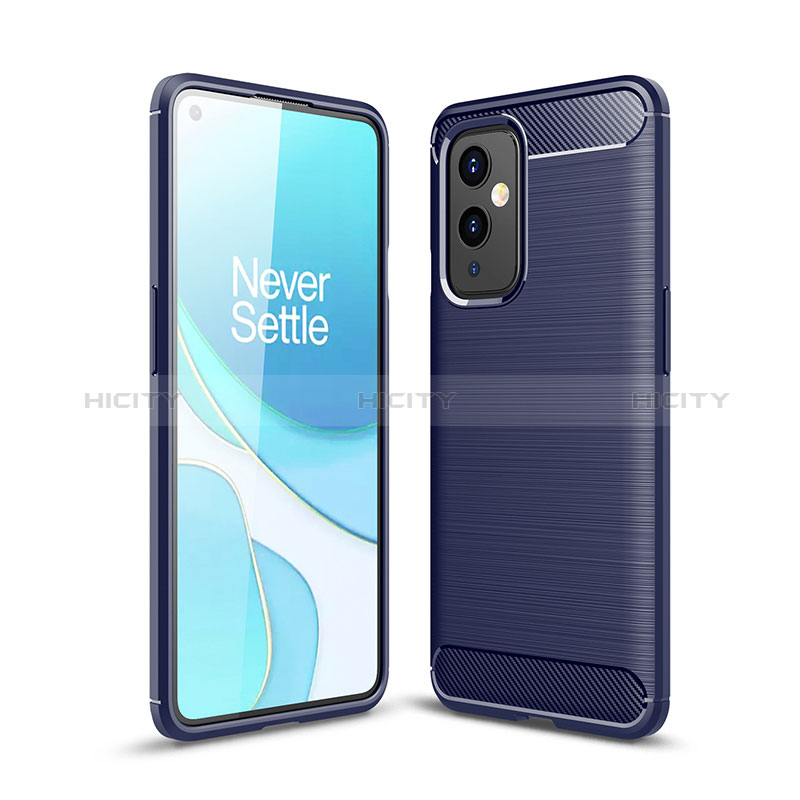 OnePlus 9 5G用シリコンケース ソフトタッチラバー ライン カバー OnePlus 