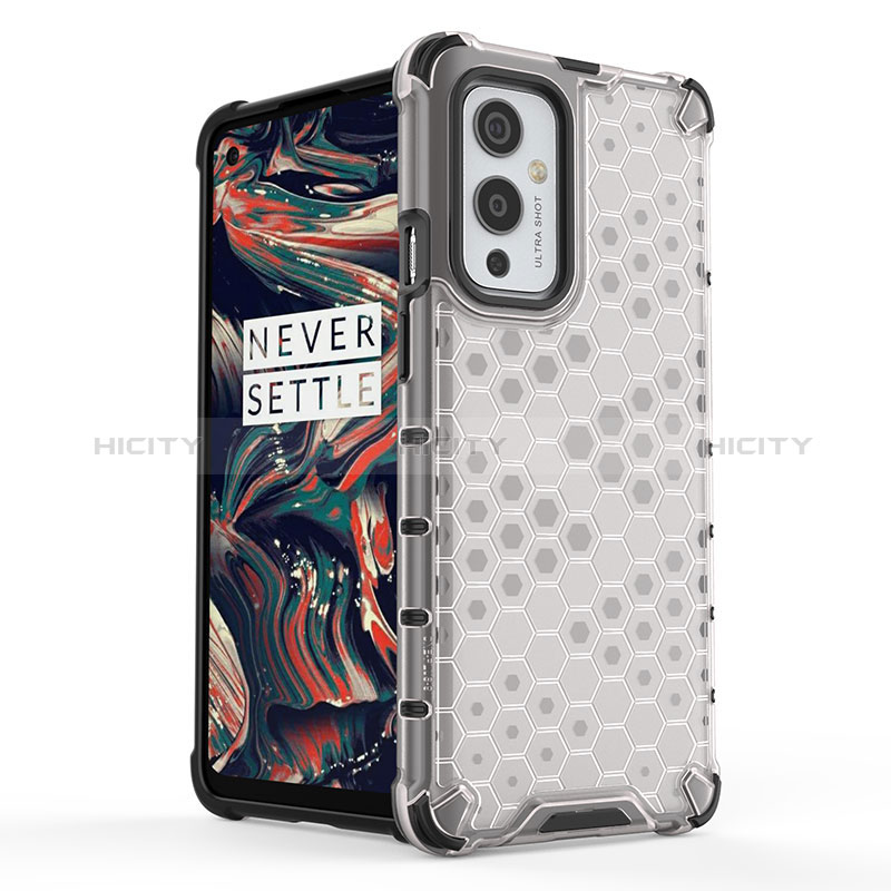 OnePlus 9 5G用360度 フルカバー ハイブリットバンパーケース クリア透明 プラスチック カバー AM2 OnePlus 