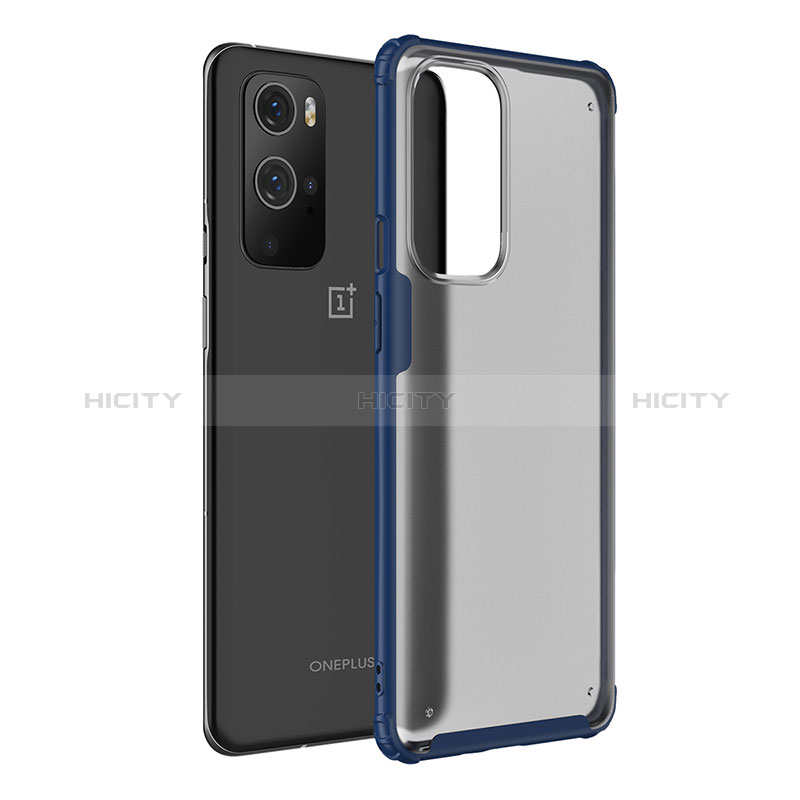 OnePlus 9 Pro 5G用ハイブリットバンパーケース クリア透明 プラスチック カバー WL1 OnePlus ネイビー