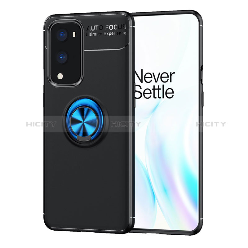 OnePlus 9 Pro 5G用極薄ソフトケース シリコンケース 耐衝撃 全面保護 アンド指輪 マグネット式 バンパー SD1 OnePlus 