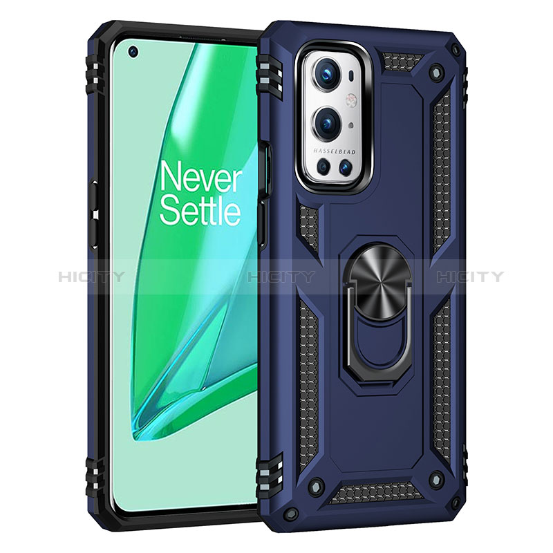 OnePlus 9 Pro 5G用ハイブリットバンパーケース プラスチック アンド指輪 マグネット式 MQ3 OnePlus 